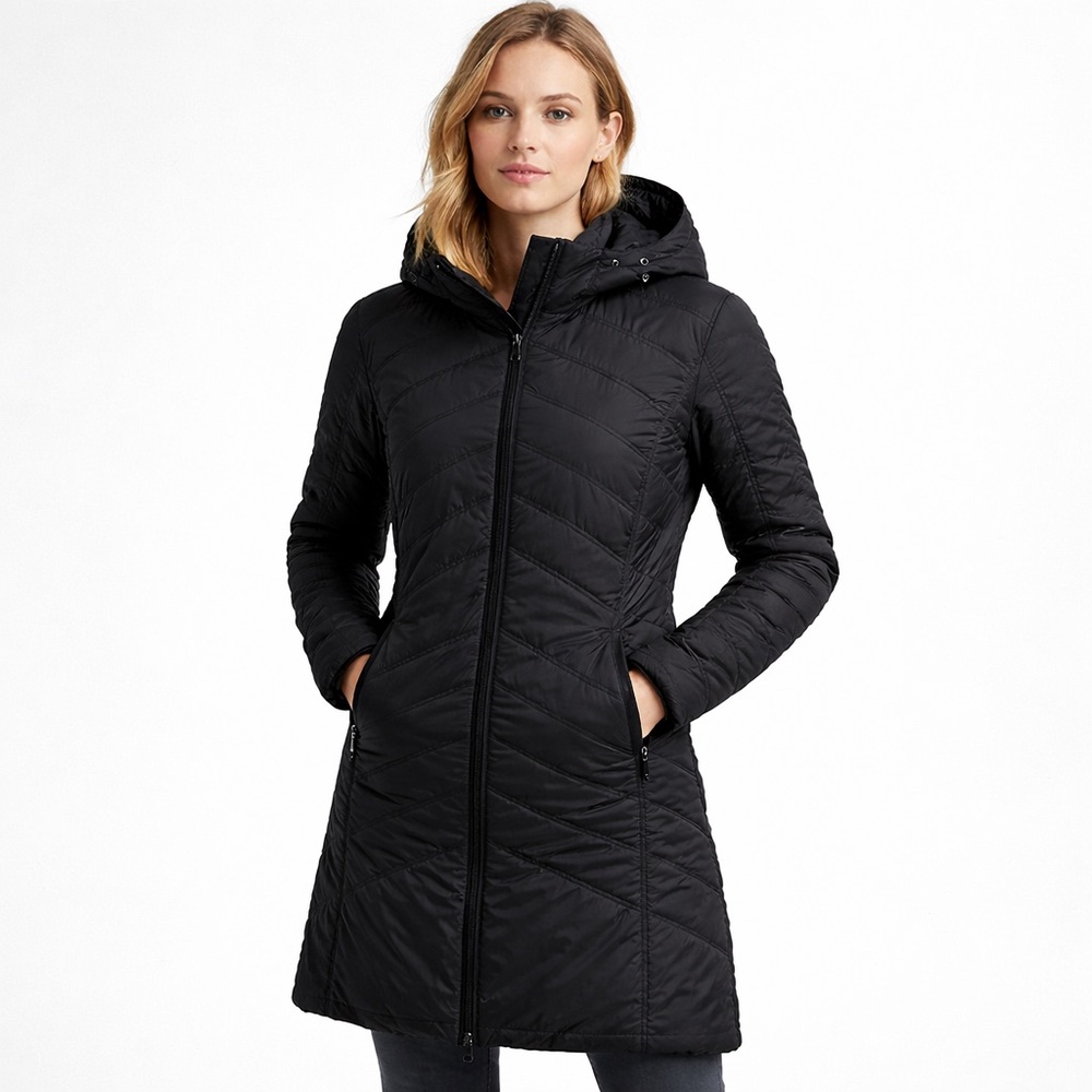 Icebreaker Helix MerinoLOFT Technical Quilted Hooded Parka Insulated Coat Sz M
